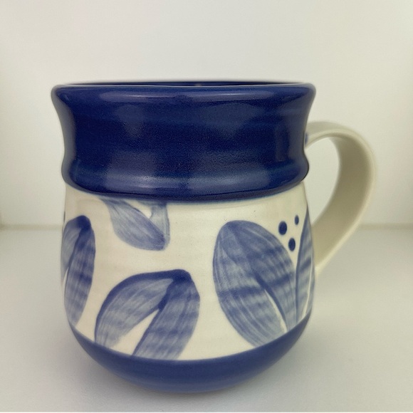 Blue Leaf "Pfaltzgraff" Mug - Picture 1 of 5